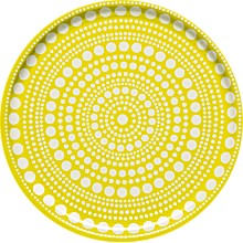 Kastehelmi Tarjotin 35 cm keltainen